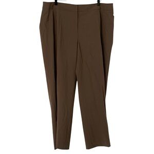SOLD Lafayette 148 New York Women’s 18W Menswear Style Brown Career Pants